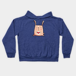 Bunny with Heart Kids Hoodie